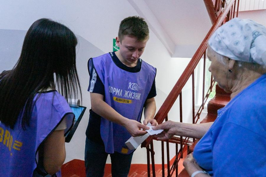 Волонтеры Державинского продолжают помогать жителям Белгородской области