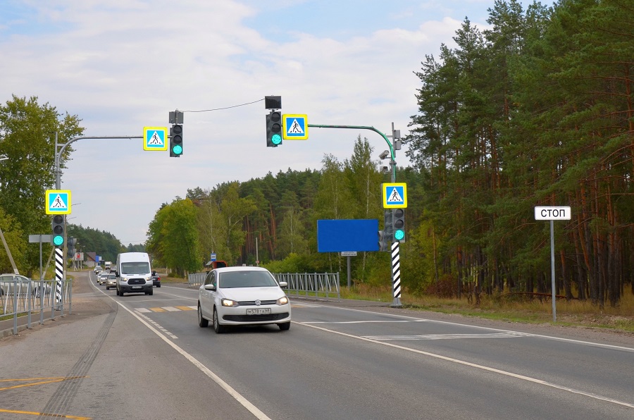 Три новых светофора установили на трассах в Тамбовской области