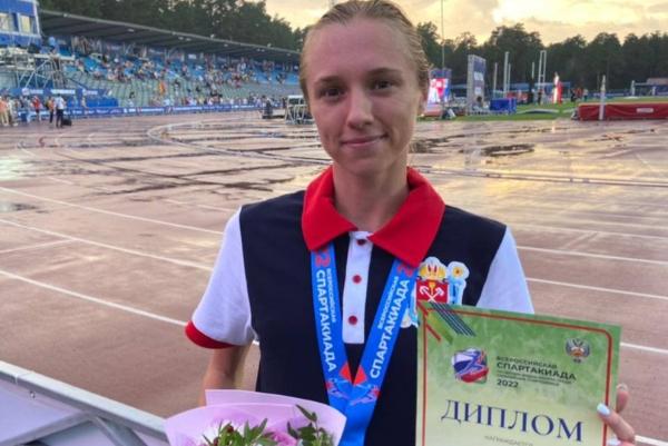 Тамбовская легкоатлетка заняла второе место на Всероссийской спартакиаде