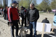 26 апреля на берегу реки Цны прошла вторая тамбовская городская выставка подружейных собак