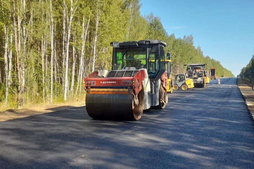 Работы по ремонту дороги "Моршанск-Пичаево" вышли на финишную прямую