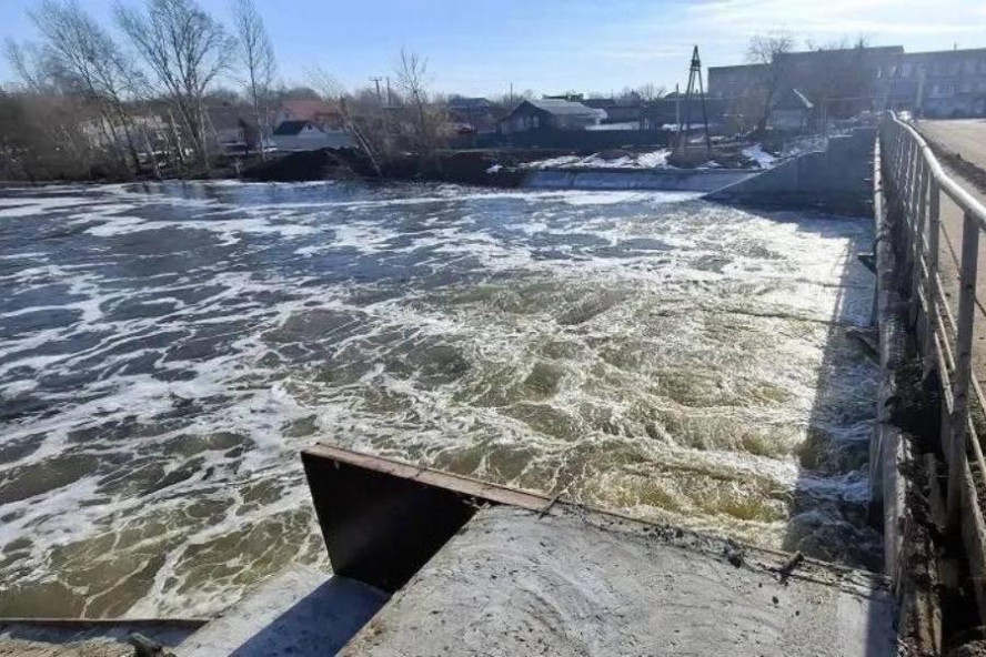В Моршанске завершили основные работы по капремонту плотины на Цне
