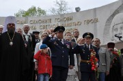 Праздничное шествие, посвященное Дню победы, завершилось в Тамбове торжественным митингом на Соборной площади у мемориала "Вечная слава".