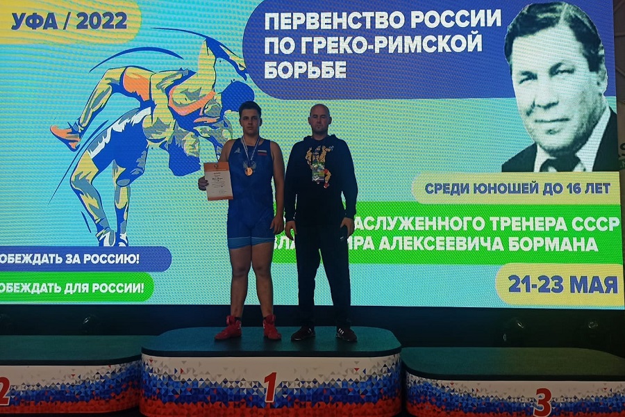 Тамбовчанин завоевал бронзу на Первенстве России по греко-римской борьбе