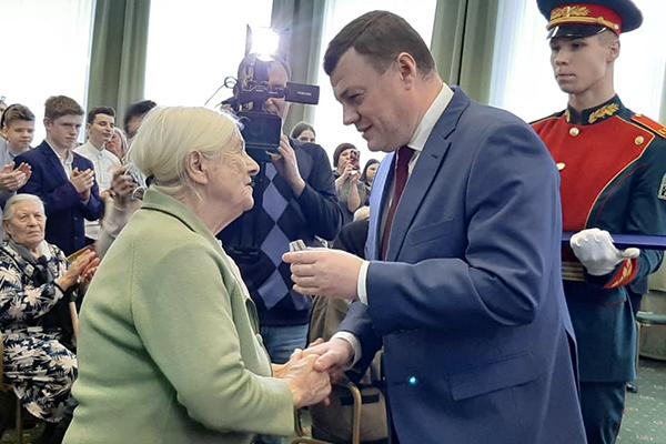 Рассказовским ветеранам вручили юбилейные медали к 75-летию Победы