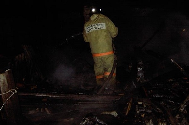 В Мордовском районе пожар унес жизни двух человек