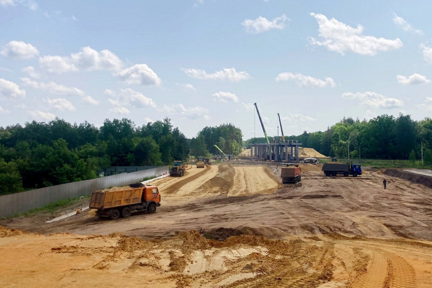 Строительство путепровода в районе ж/д переезда на трассе "Тамбов-Пенза" планируют завершить раньше срока