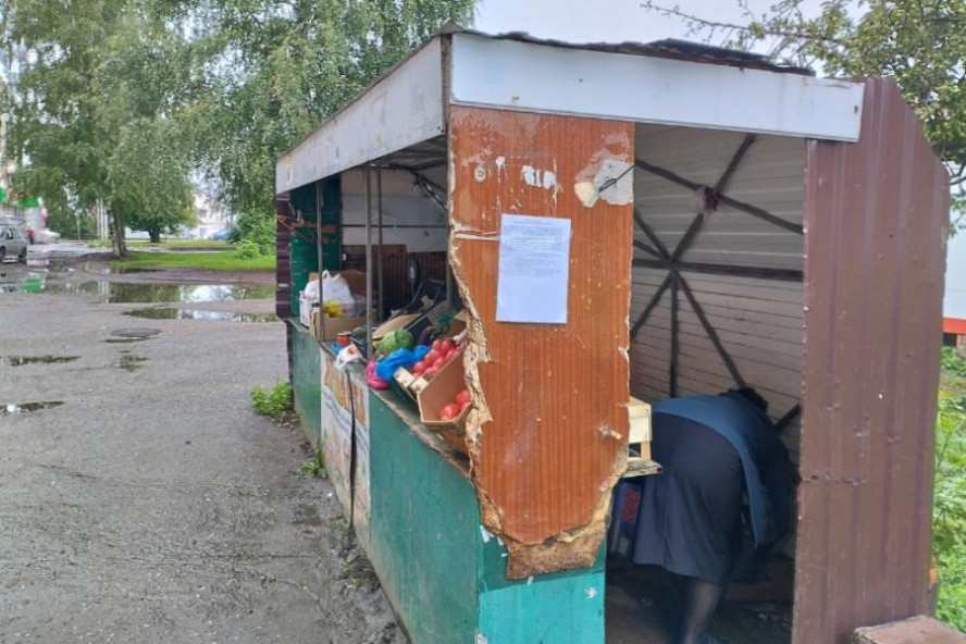 В Тамбове разыскивают владельца киоска, в котором продают овощи
