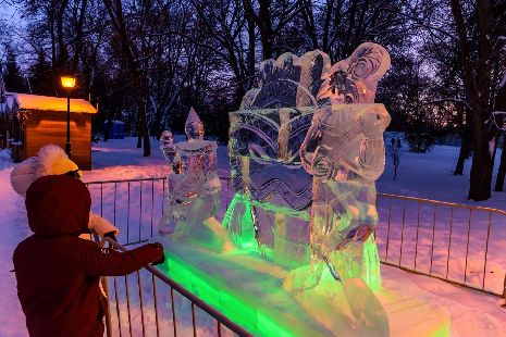 В Тамбове проходит Фестиваль ледяных скульптур