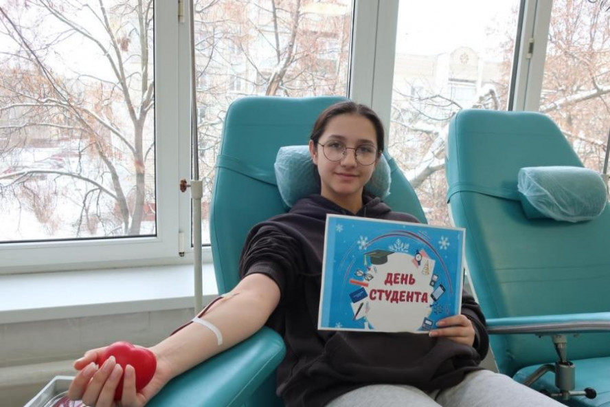Более 40 студентов Тамбовского медколледжа впервые стали донорами