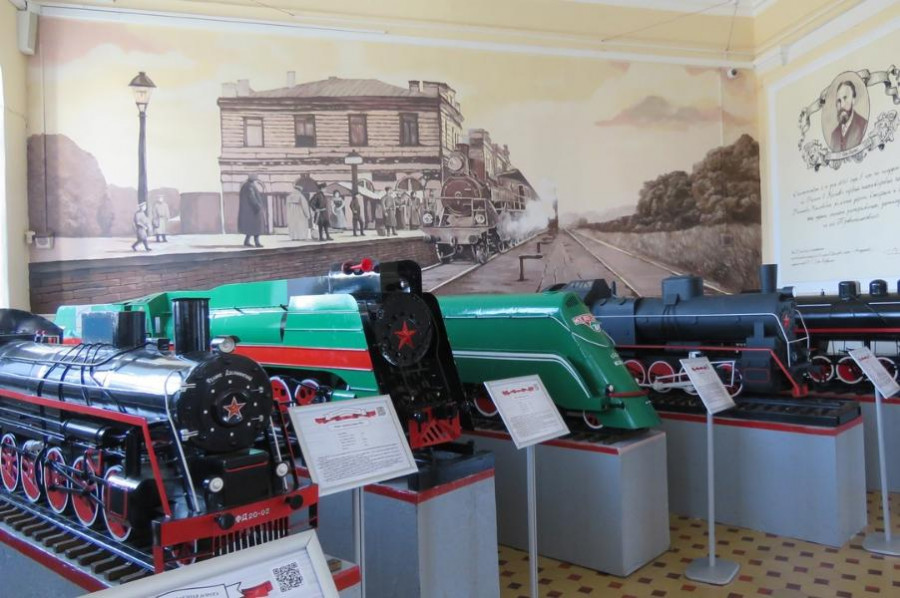 В Мичуринске открылась выставка моделей легендарных паровозов