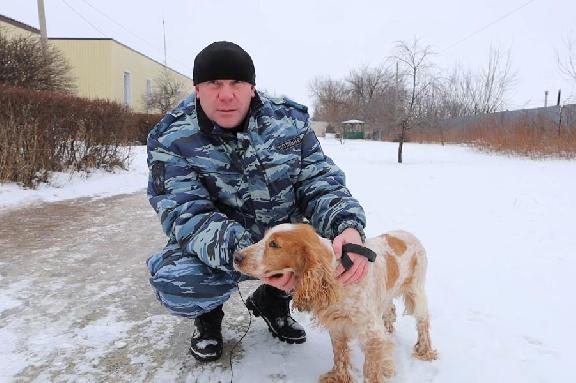 Тамбовский кинолог и его служебная собака нашли в тайниках 10 кг наркотиков