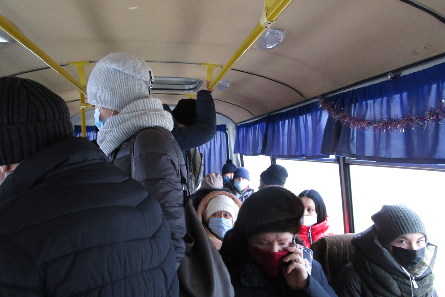 В Тамбове накажут водителей автобусов без масок 