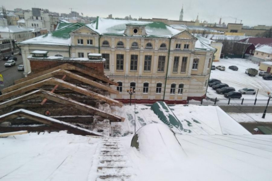 В здании музучилища в Тамбове продолжаются ремонтные работы