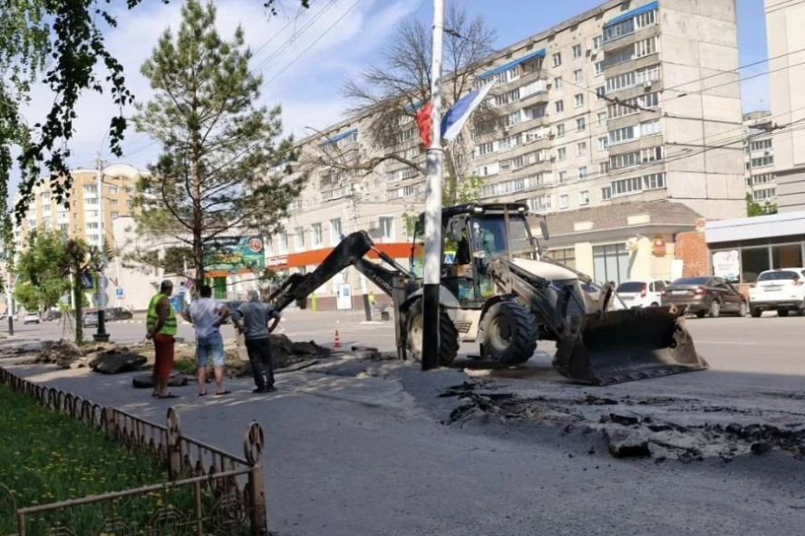 В Тамбове начался ремонт улицы Чичканова