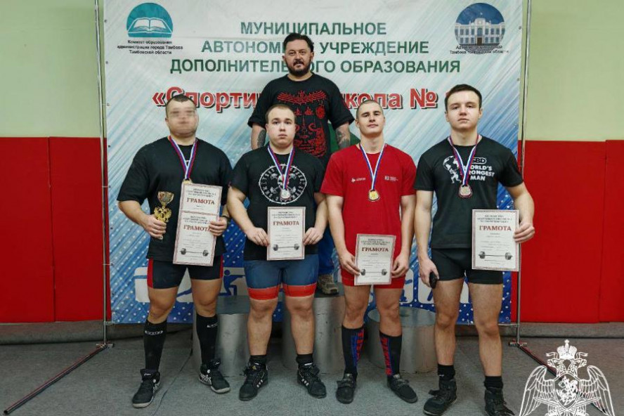 Росгвардеец стал двукратным чемпионом Тамбовской области по пауэрлифтингу