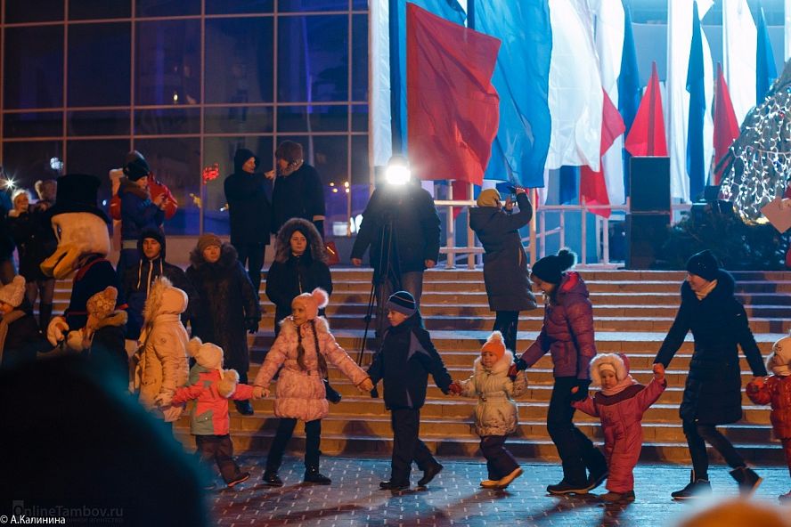Открытие "Новогодней поляны - 2018" в Тамбове - 6