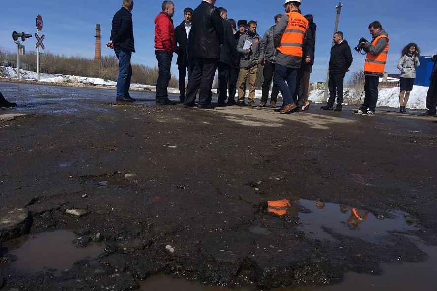 Рейд инспекции ОНФ по дорогам в Тамбове - 1