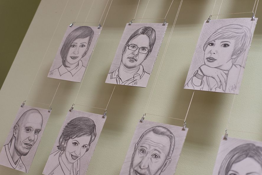 Выставка портретов "Лица Пушкинского чердака" - 14