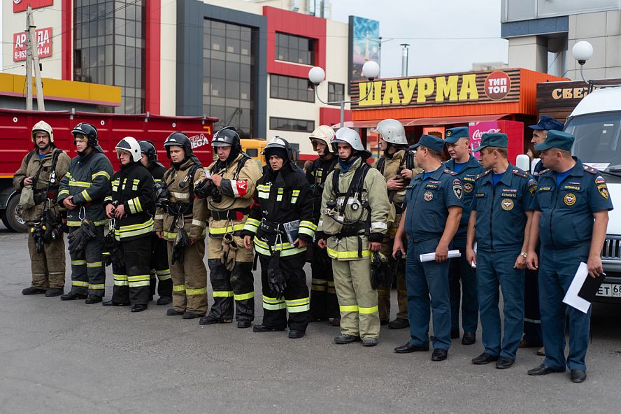 Учения в торговом центре на Киквидзе - 6