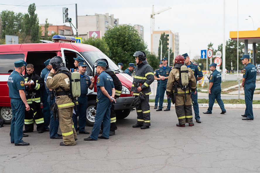 Учения в торговом центре на Киквидзе - 4