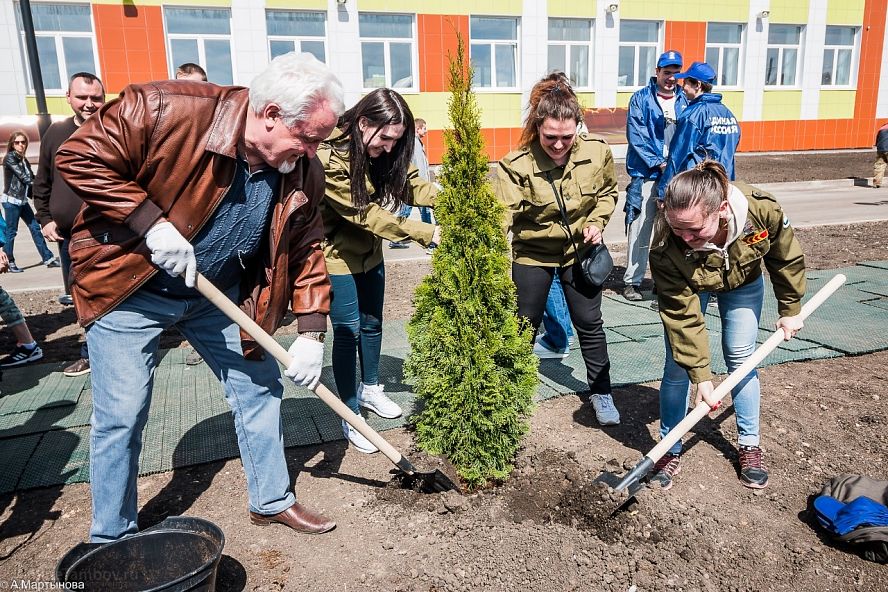 Субботник в школе "Тамбов-Сколково" - 16