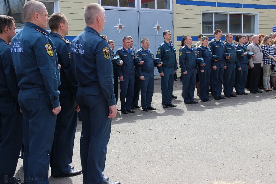 Торжественный митинг в ГУ МЧС России по Тамбовской области - 3