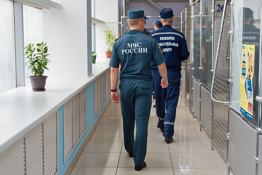 Учения в торговом центре на Киквидзе - 1