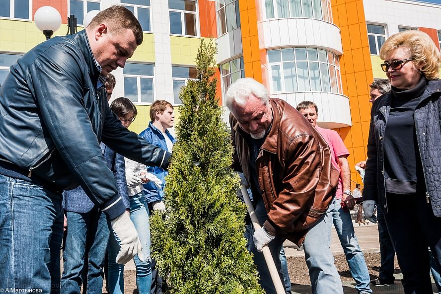 Субботник в школе "Тамбов-Сколково" - 7