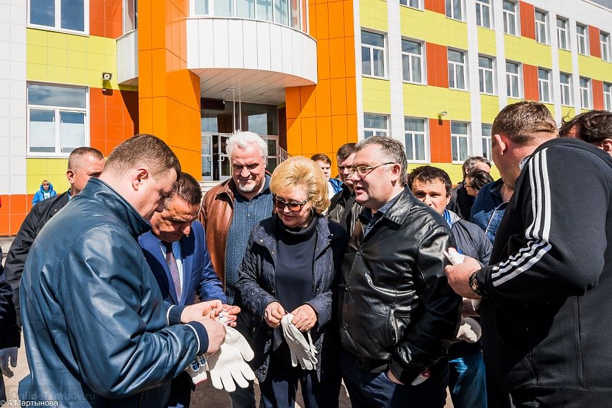 Субботник в школе "Тамбов-Сколково" - 4