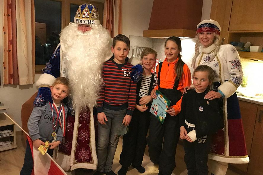 Тамбовский Дед Мороз со Снегурочкой на чемпионате Мира по лыжным гонкам - 15