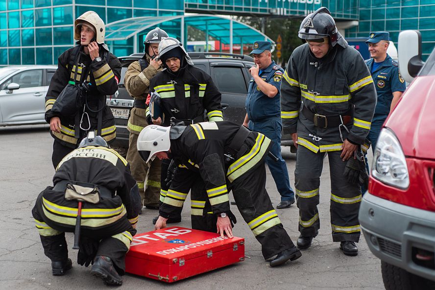 Учения в торговом центре на Киквидзе - 29