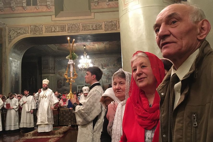 Пасхальная служба в Спасо-Преображенском соборе - 5