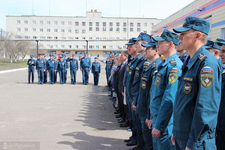 Торжественный митинг в ГУ МЧС России по Тамбовской области - 5