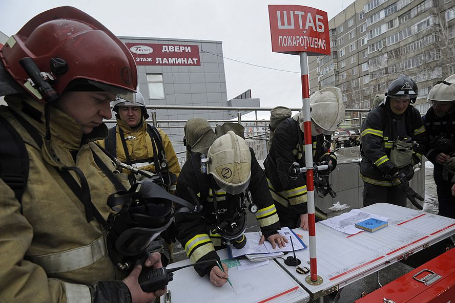 Пожарно-тактические учения в ТРЦ "Акварель" в Тамбове - 23