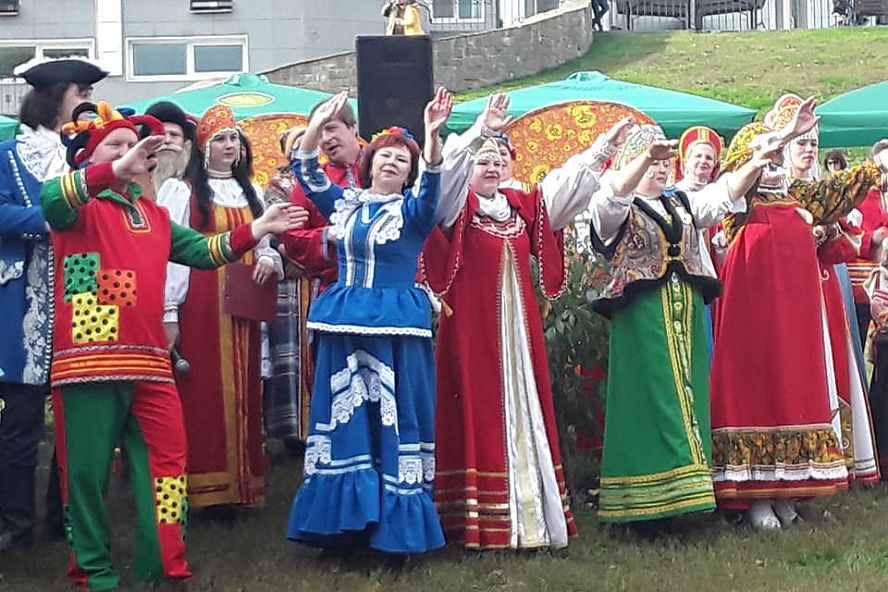 Праздник русского сарафана на Покровской ярмарке - 14