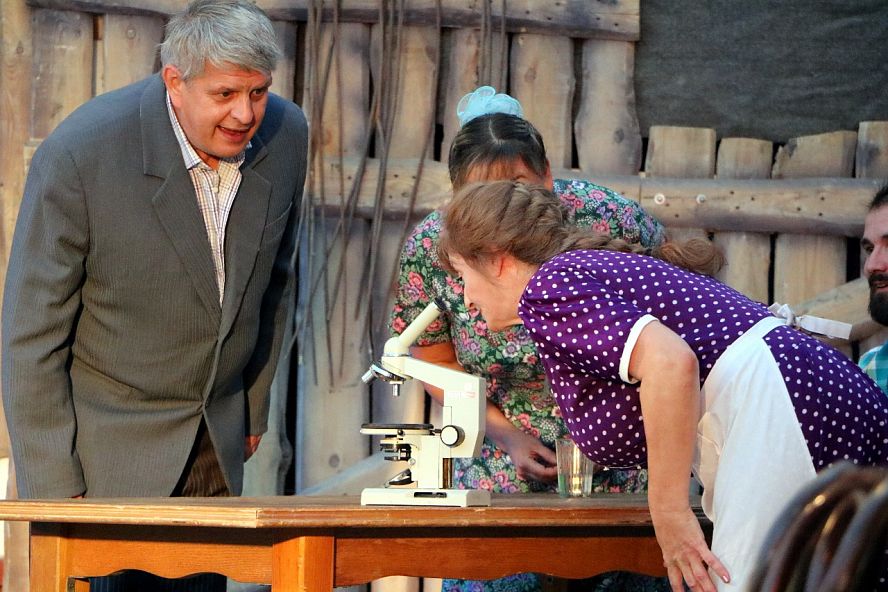 Спектакль "Земляки" на открытом воздухе - 16